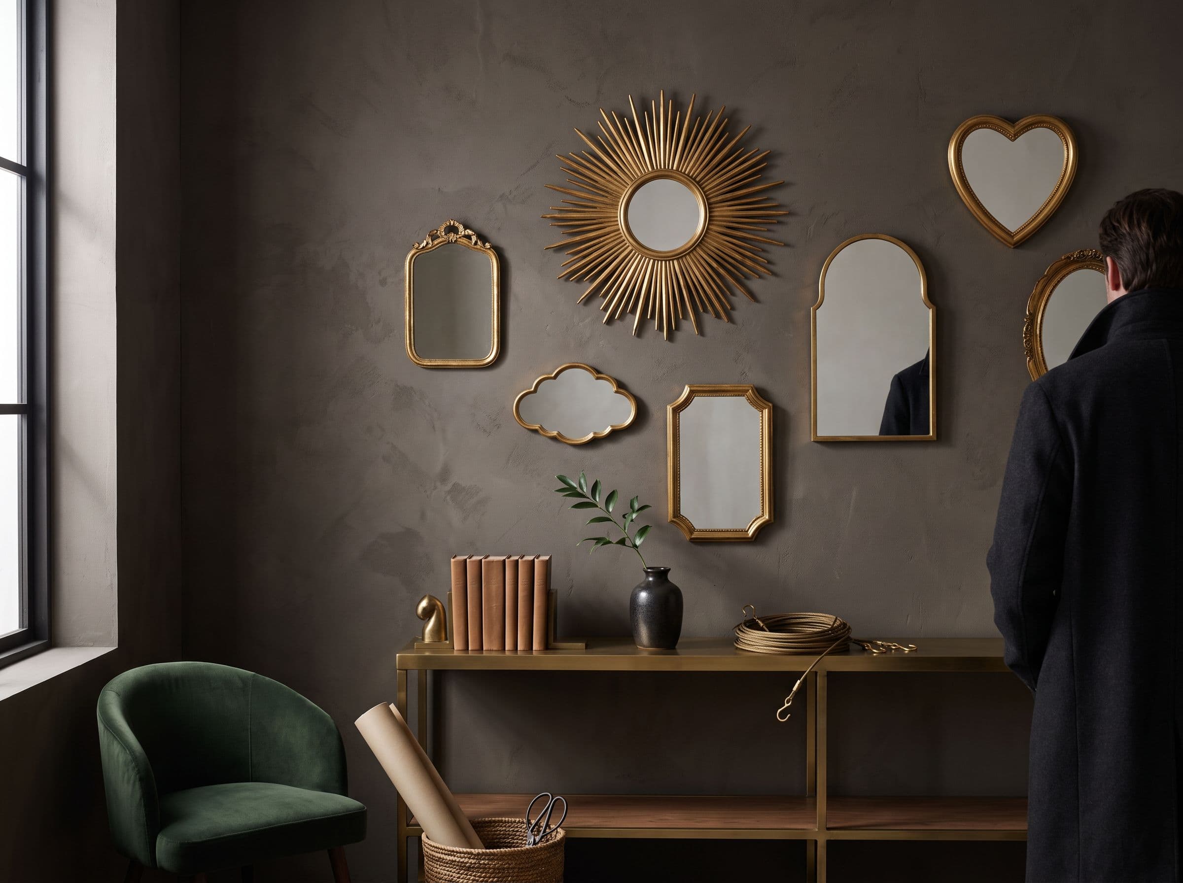 Comment choisir entre un miroir dore mat et brillant pour votre chambre